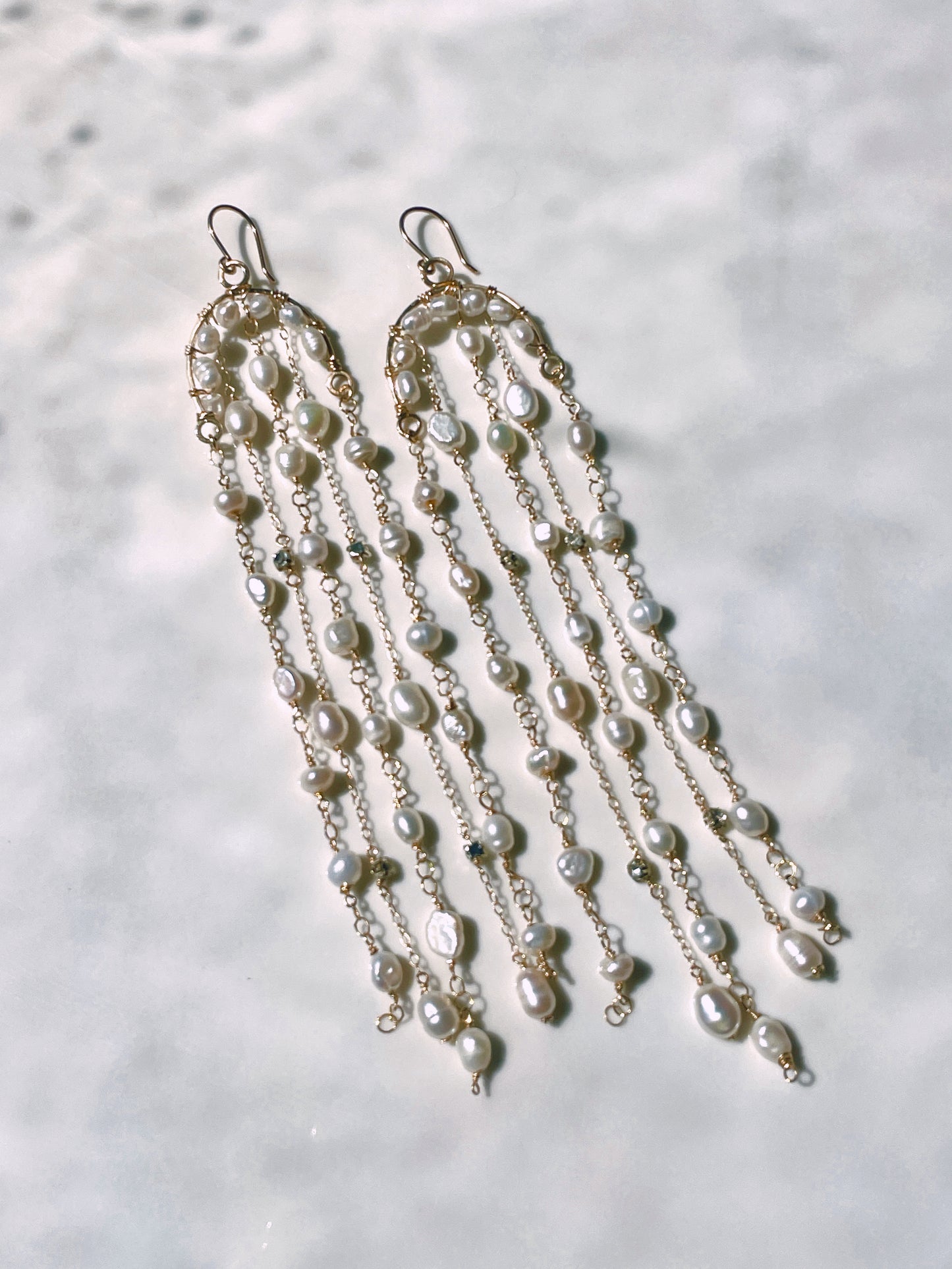 Pearl Chandelier Earrings