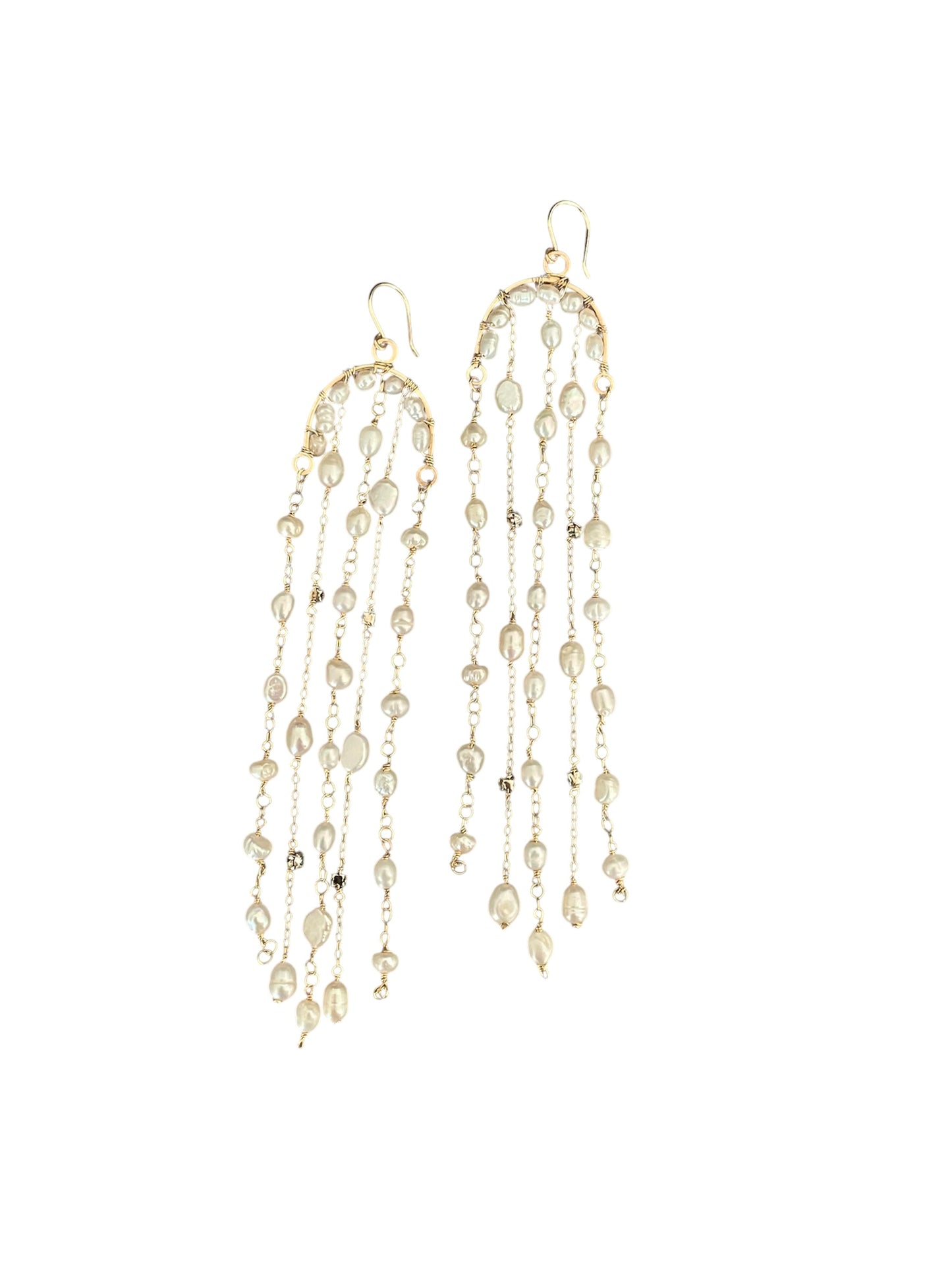 Pearl Chandelier Earrings