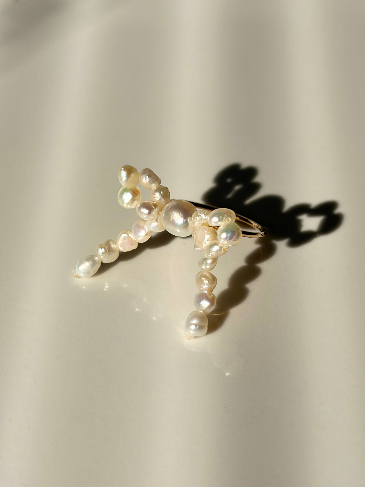 Pearl Bow Ring