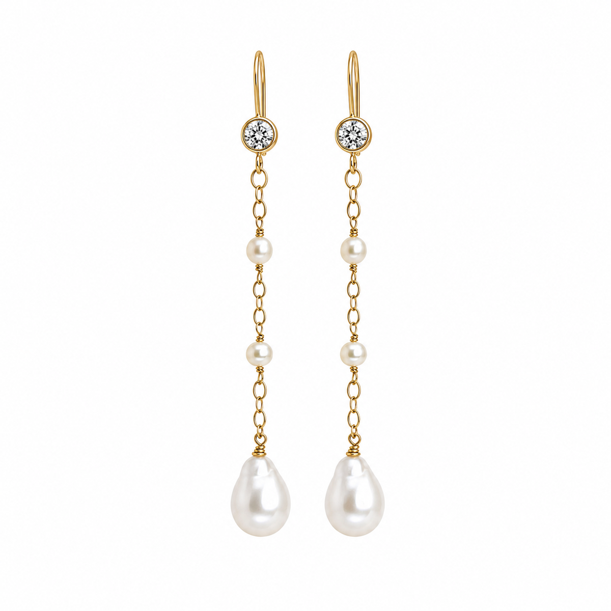 Baroque Dangle Earrings