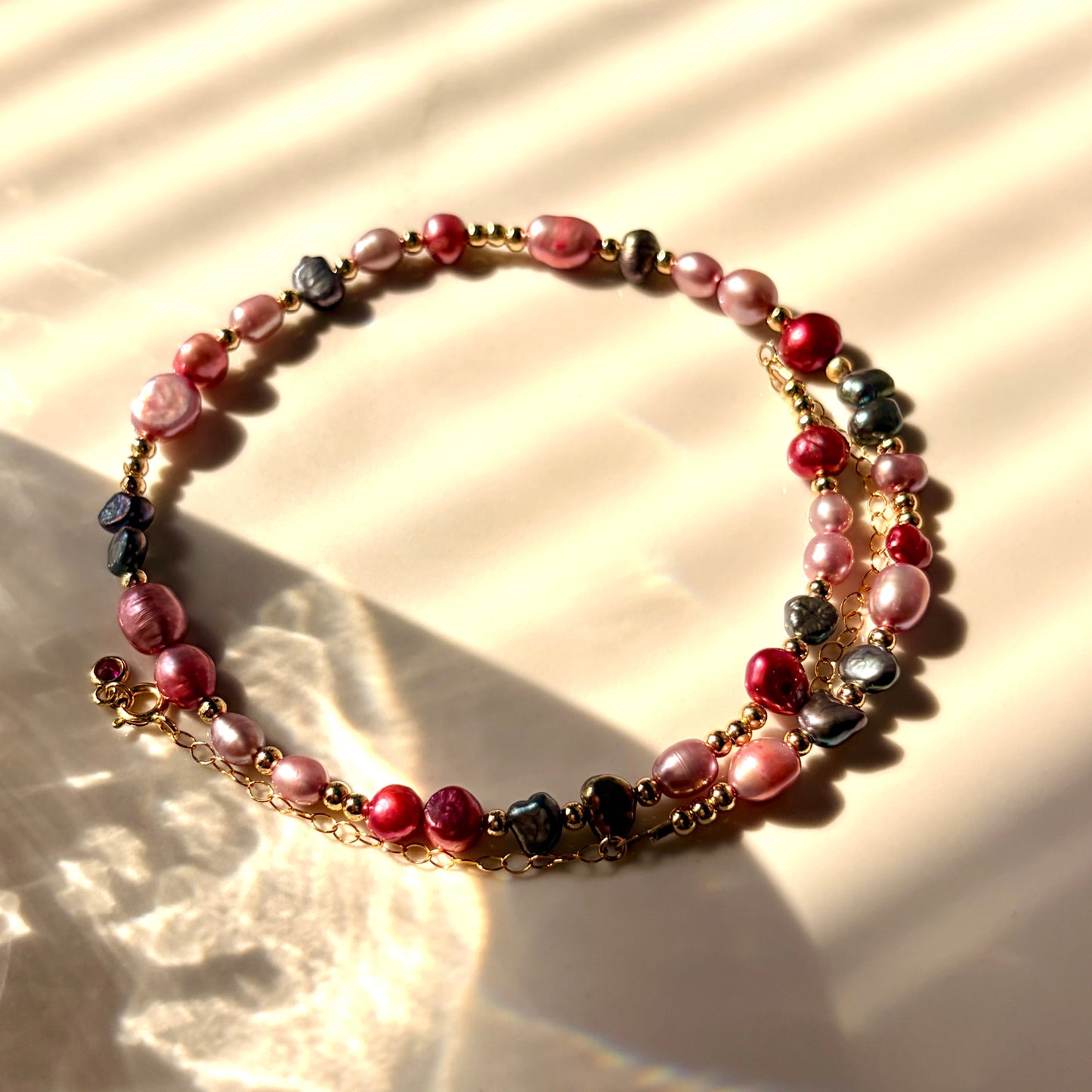 Pink Freshwater Pearl Necklace