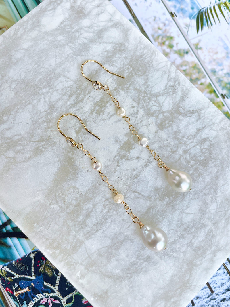 Baroque Dangle Earrings