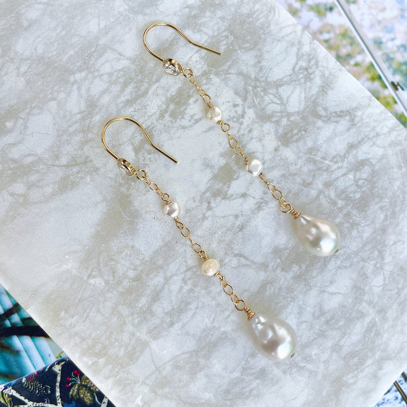 Baroque Dangle Earrings