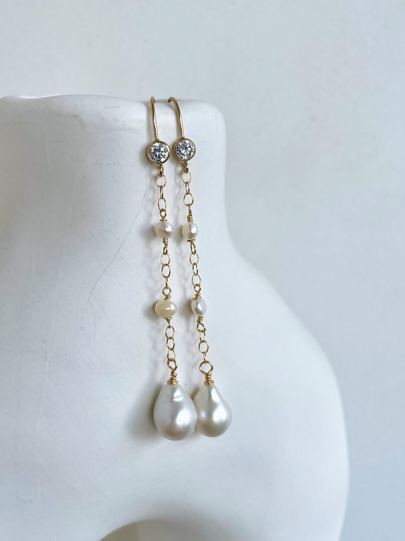 Baroque Dangle Earrings