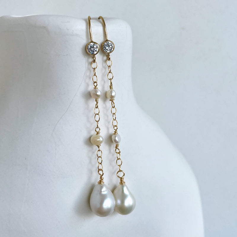 Baroque Dangle Earrings