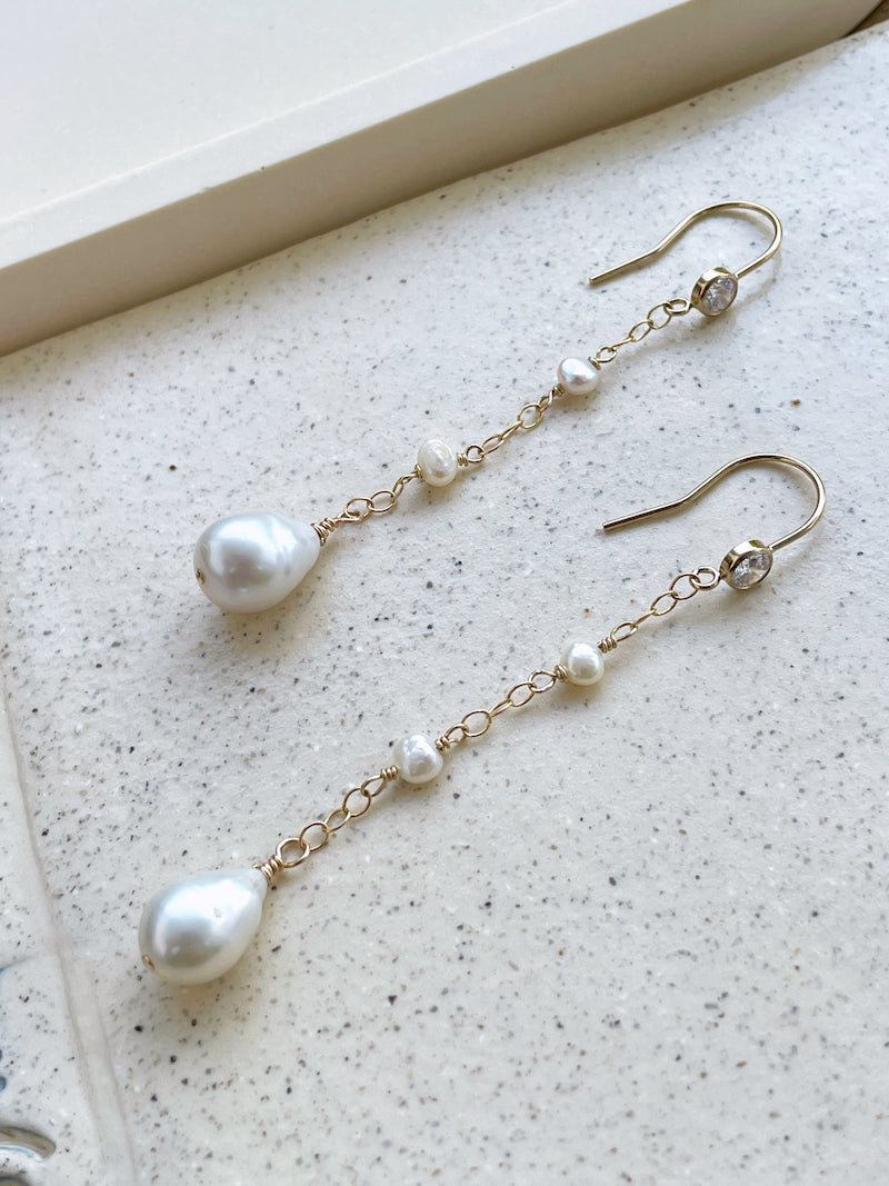 Baroque Dangle Earrings