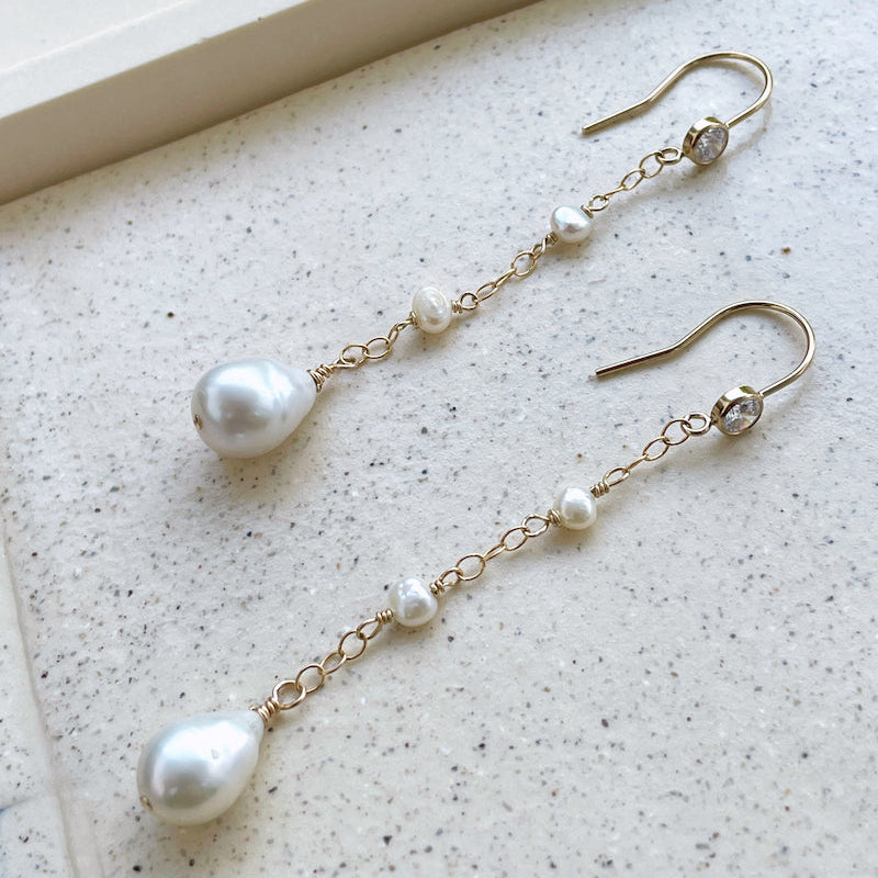 Baroque Dangle Earrings