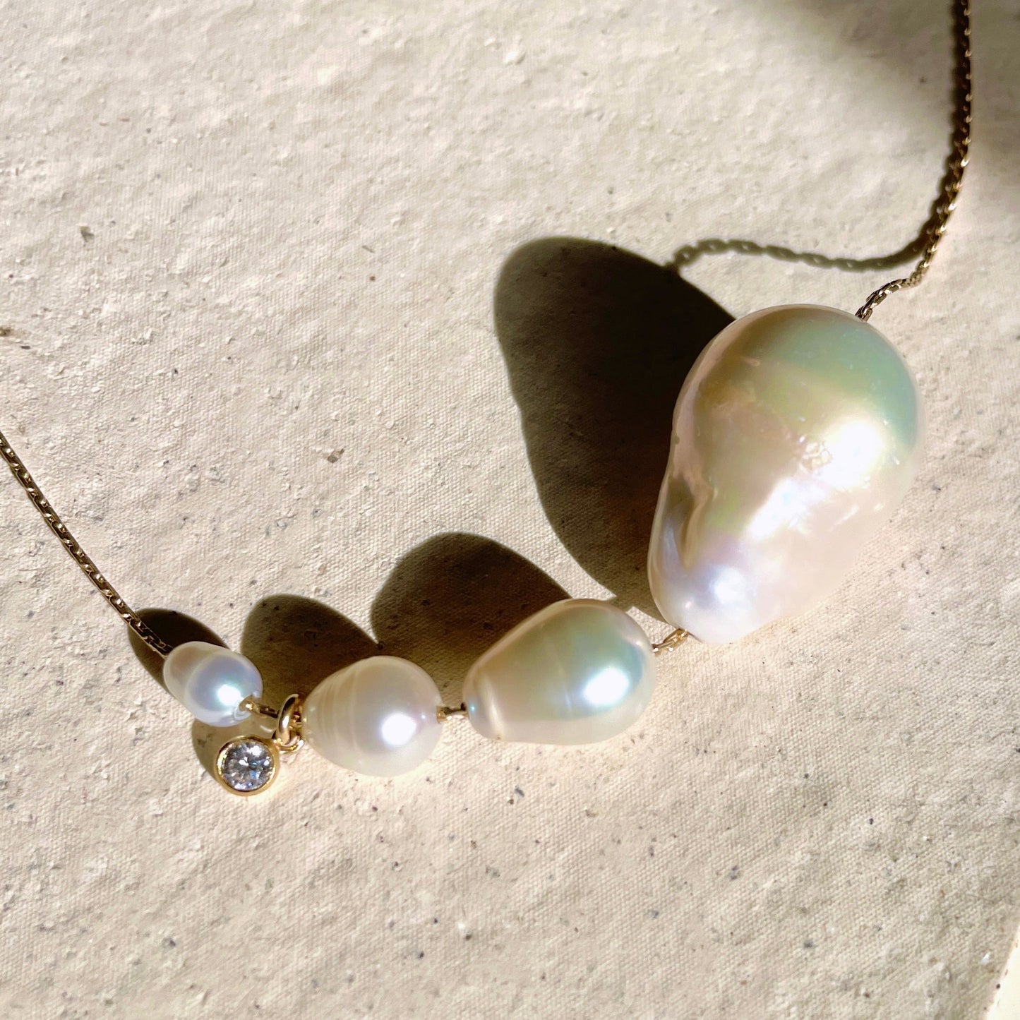 Fireball Pearl Necklace