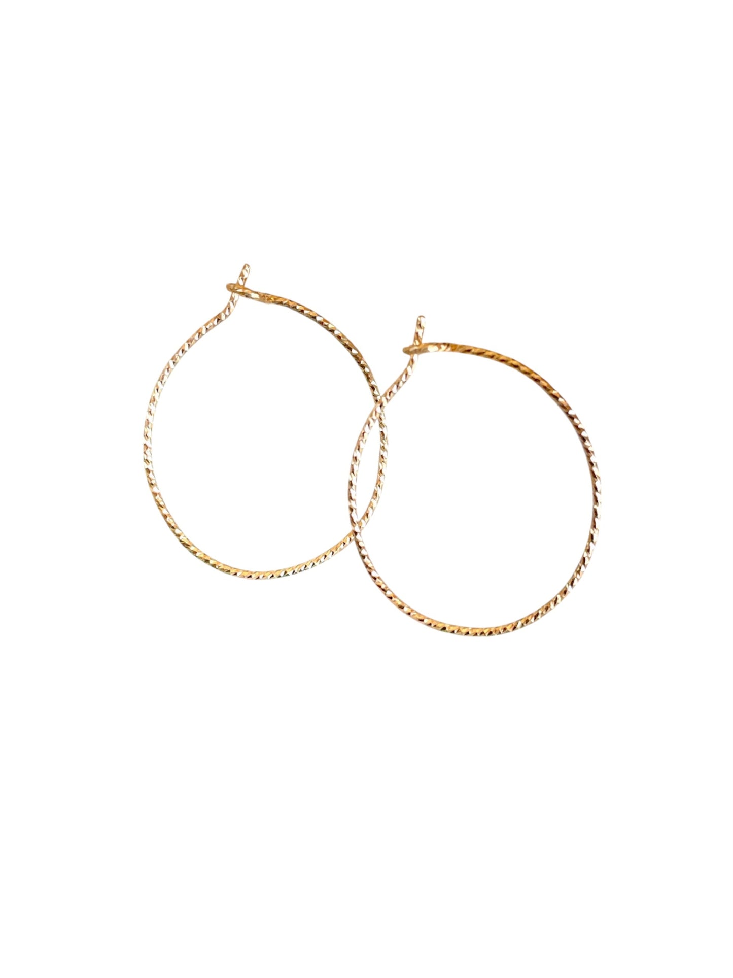 Baby Sparkle Hoop Earrings