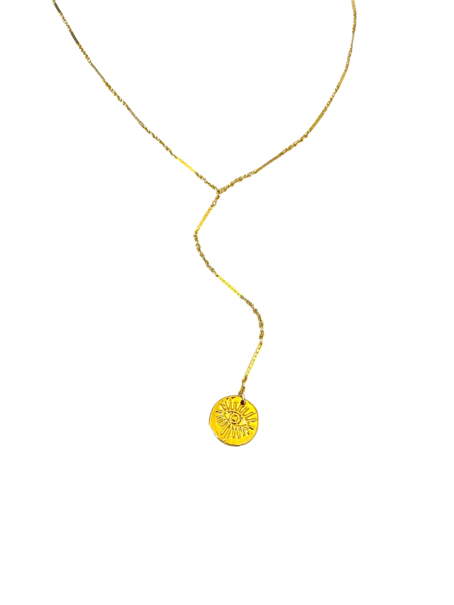 Evil Eye Drop Necklace