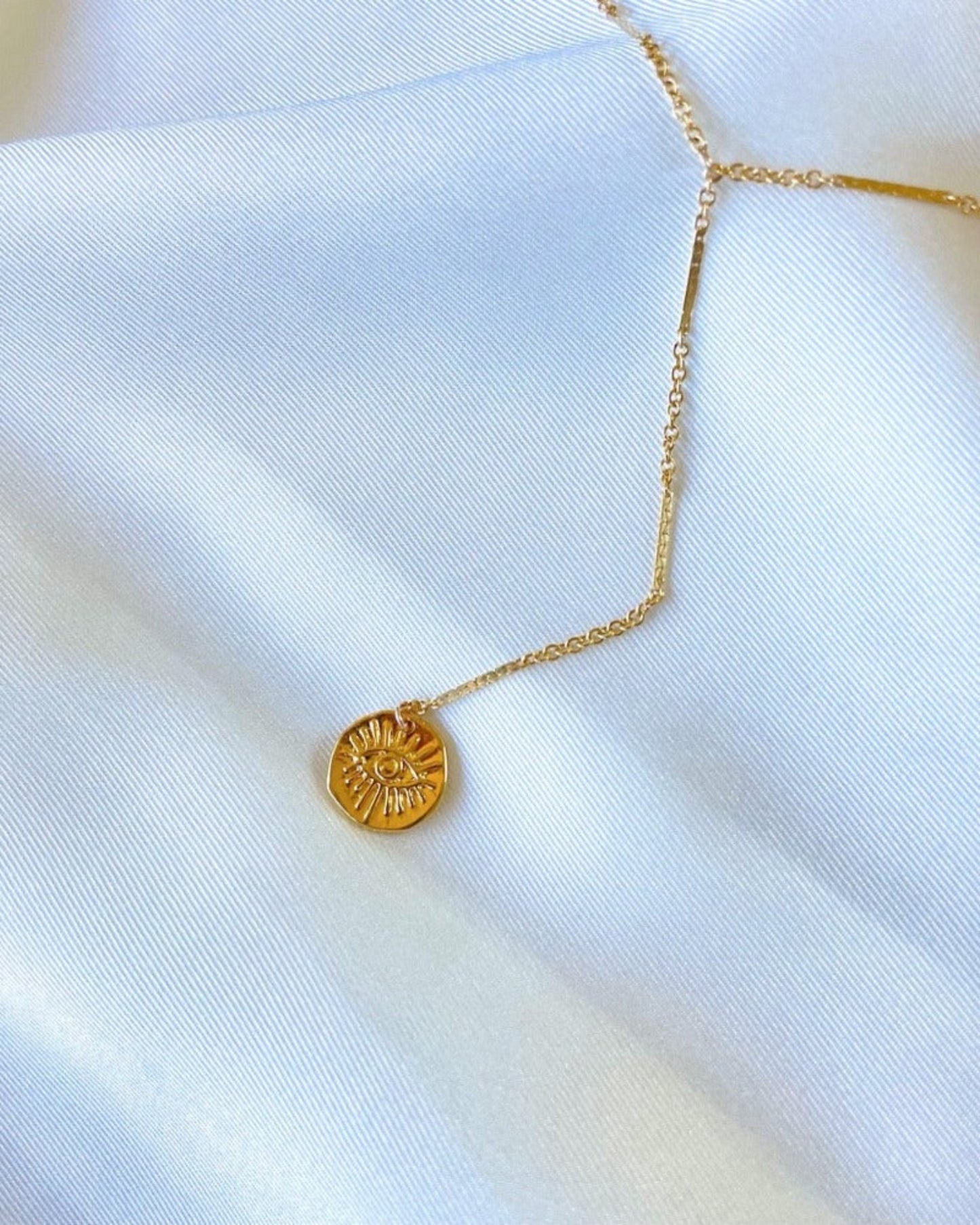 Evil Eye Drop Necklace