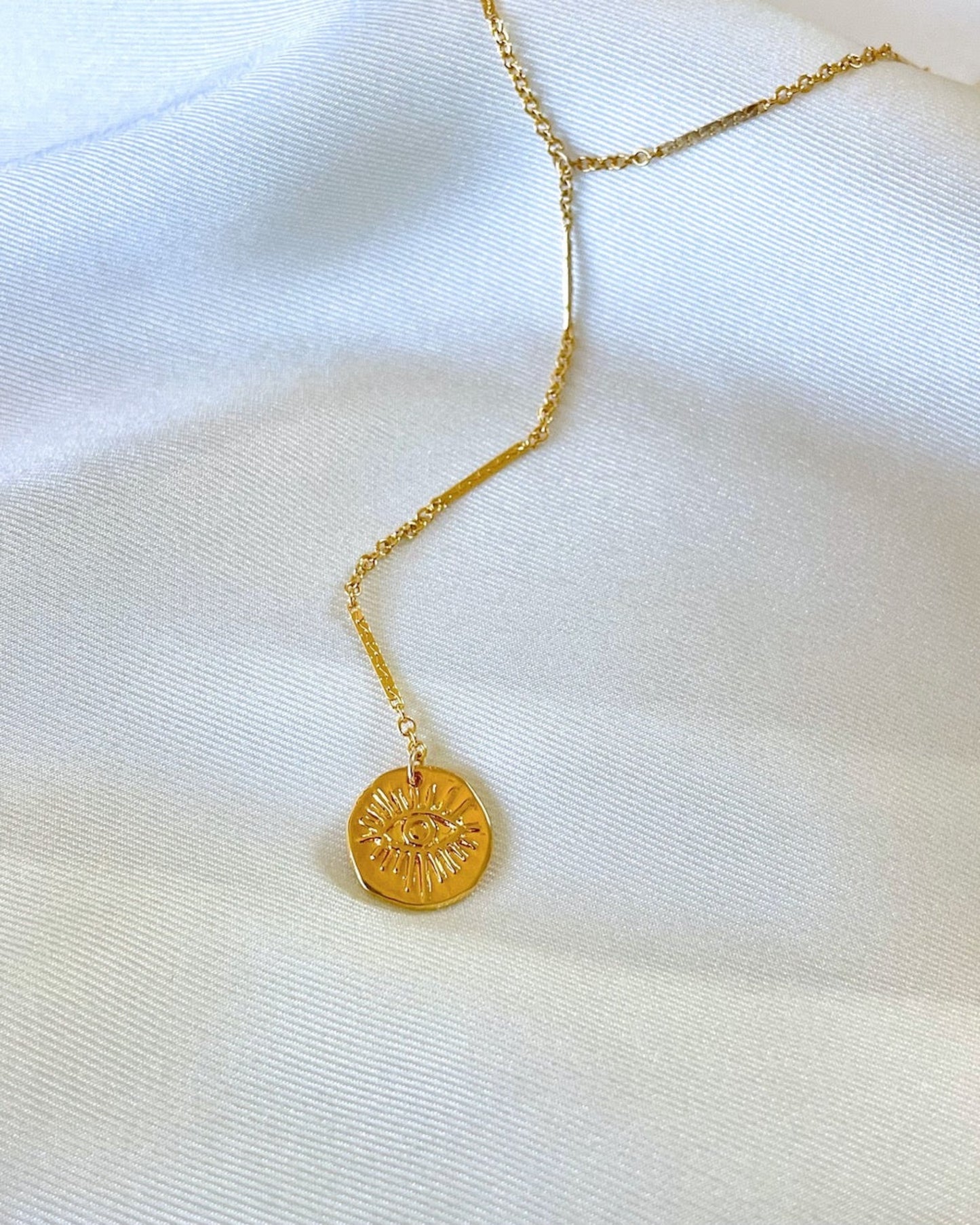 Evil Eye Drop Necklace