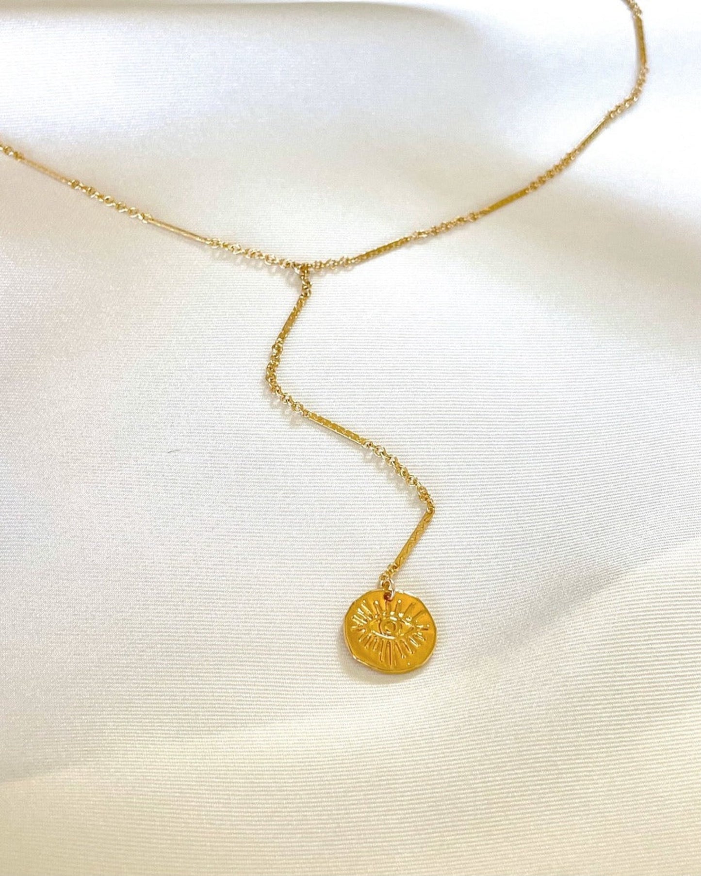 Evil Eye Drop Necklace