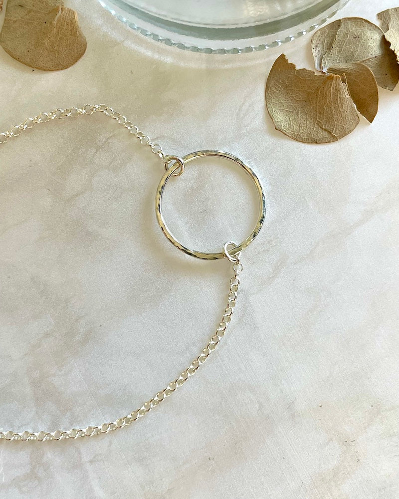 Silver Circle Bracelet
