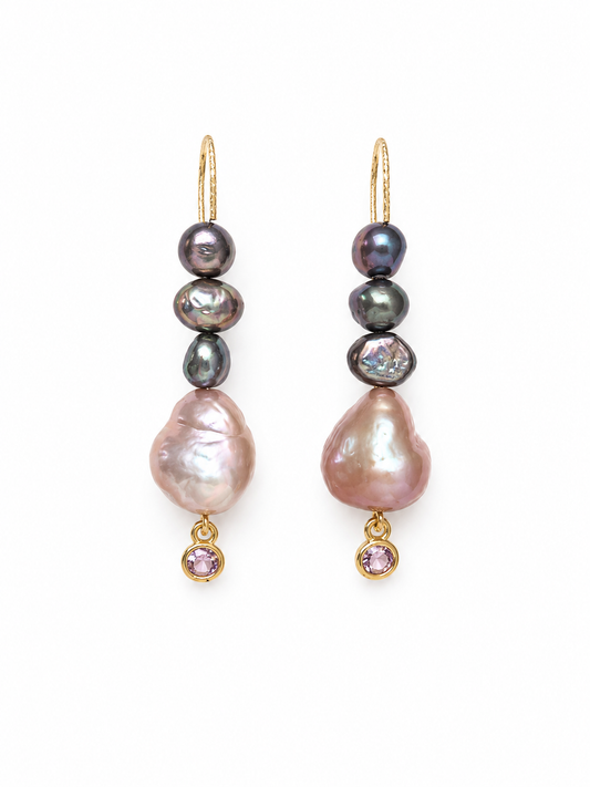 Marquise Pearl Earrings