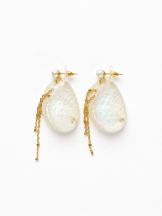 Tide Abalone Earrings