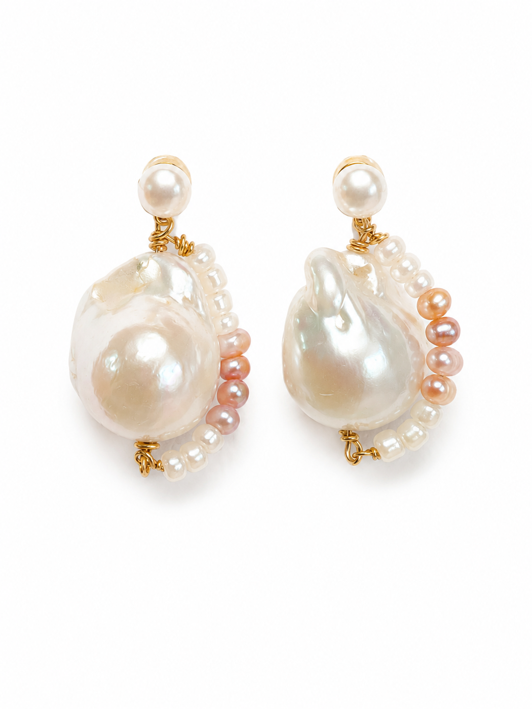 Fireball Pearl Earrings
