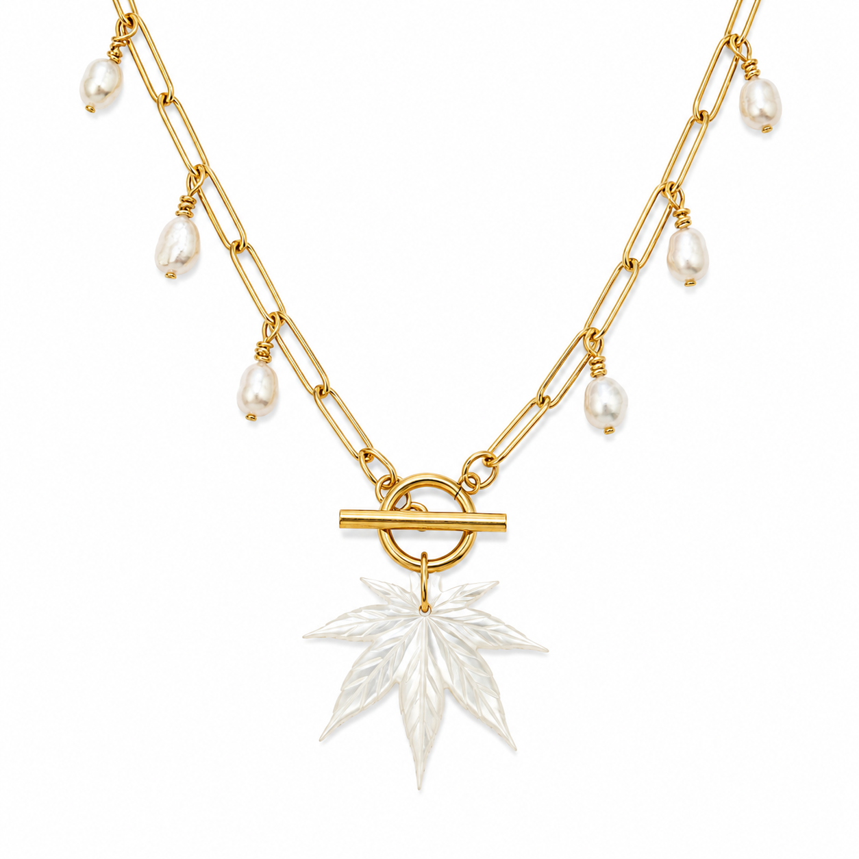 Cannabis Pearl Necklace