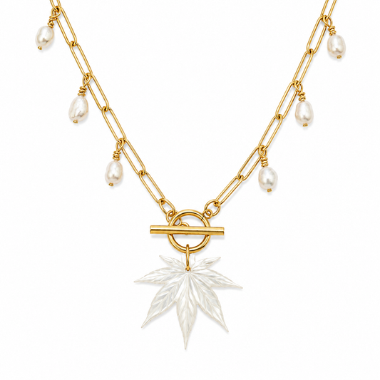 Cannabis Pearl Necklace