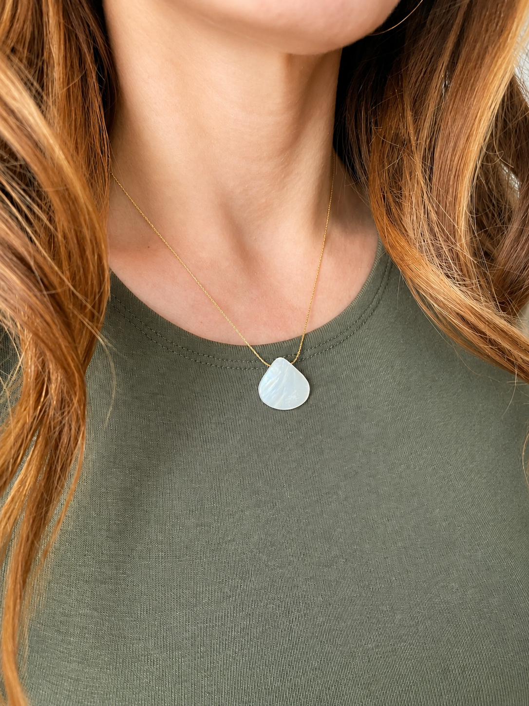Mother of Pearl Shell Necklace