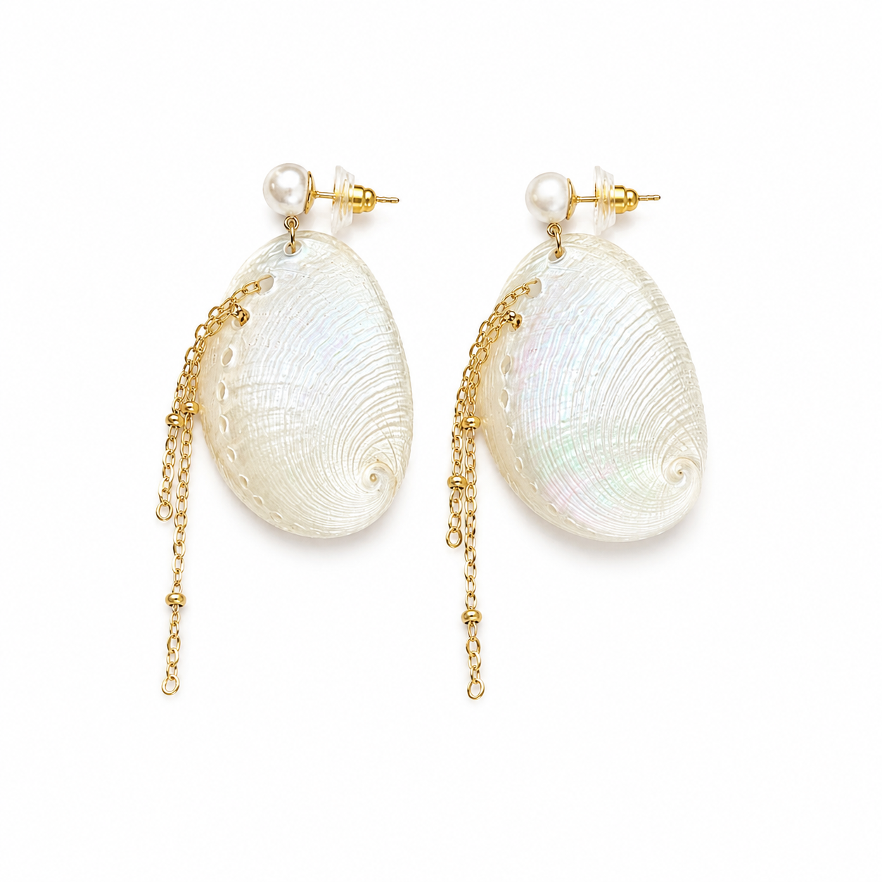 Tide Abalone Earrings