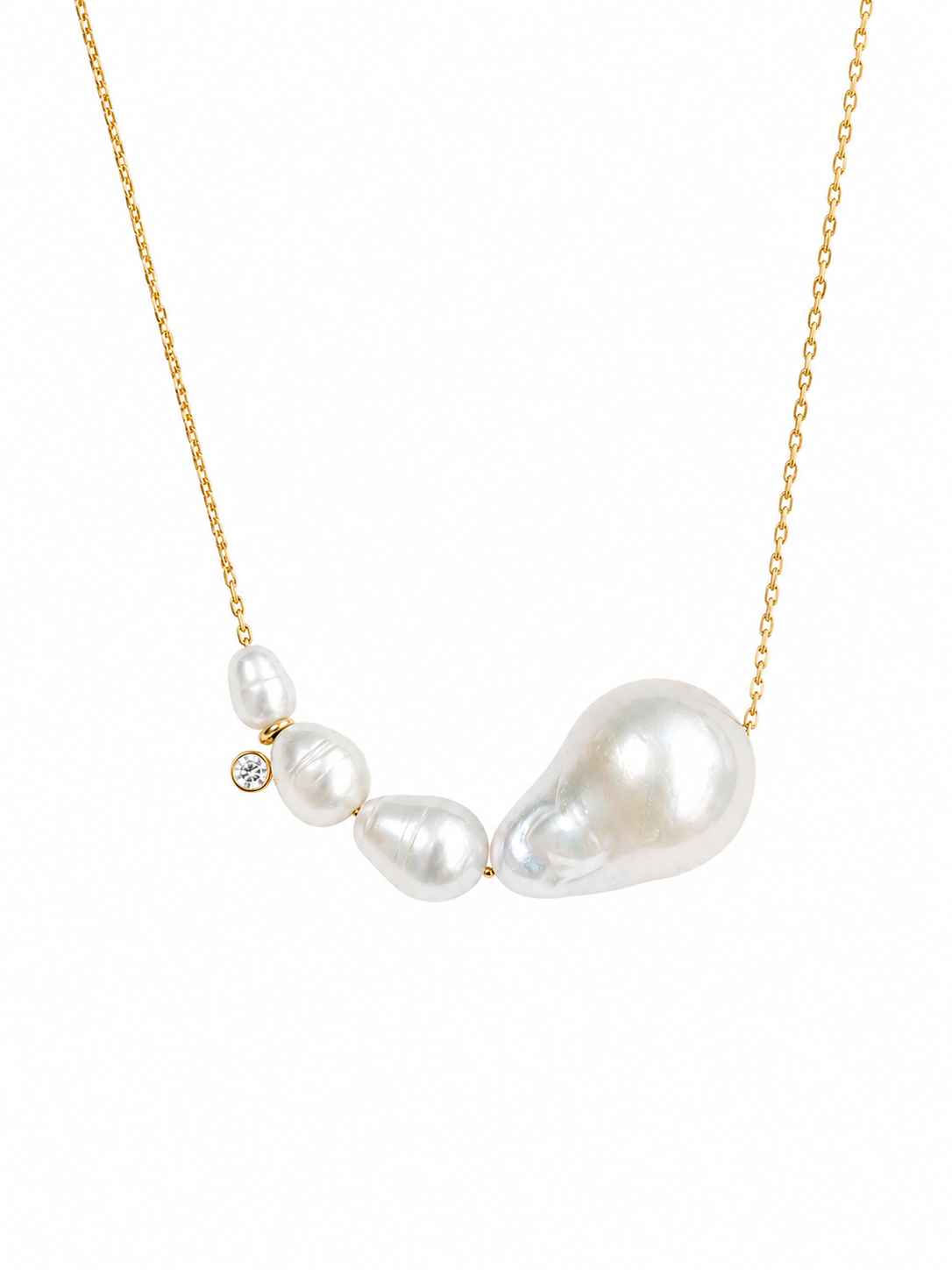 Fireball Pearl Necklace