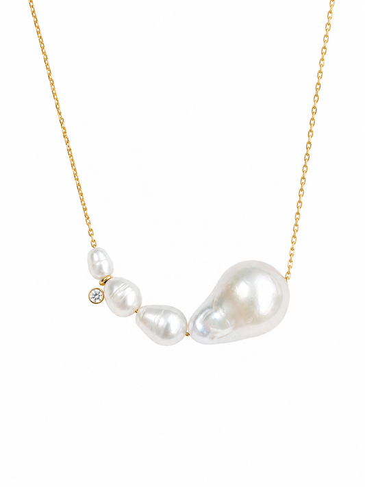 Fireball Pearl Necklace