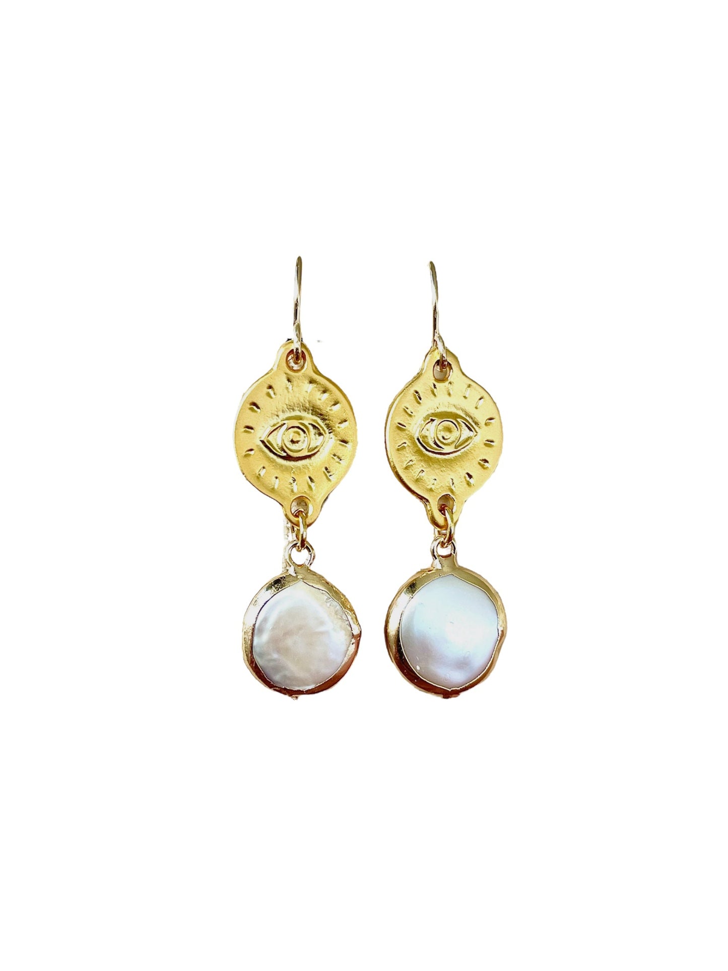 Evil Eye Drop Earrings