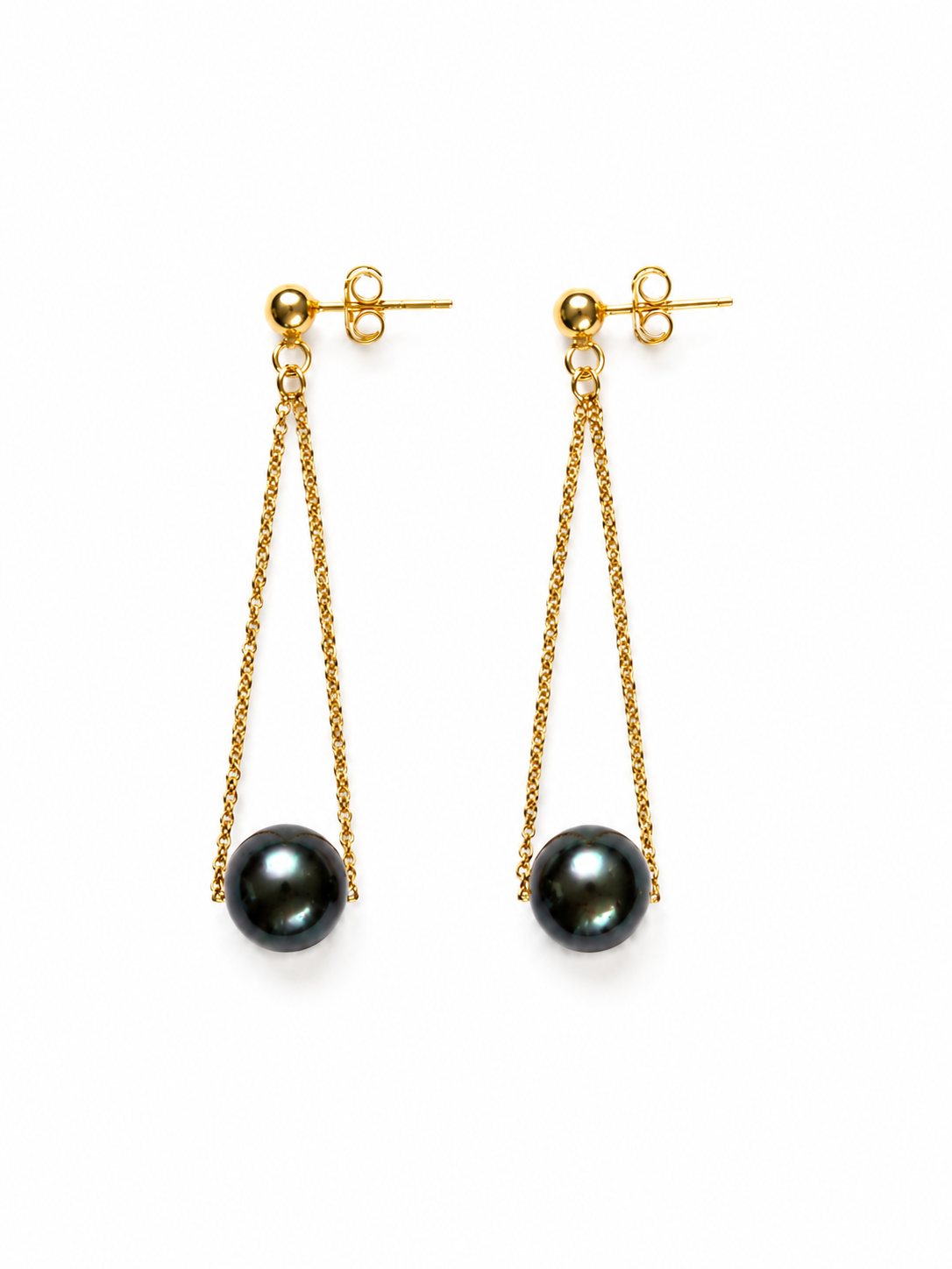 Pearl Chain Earrings