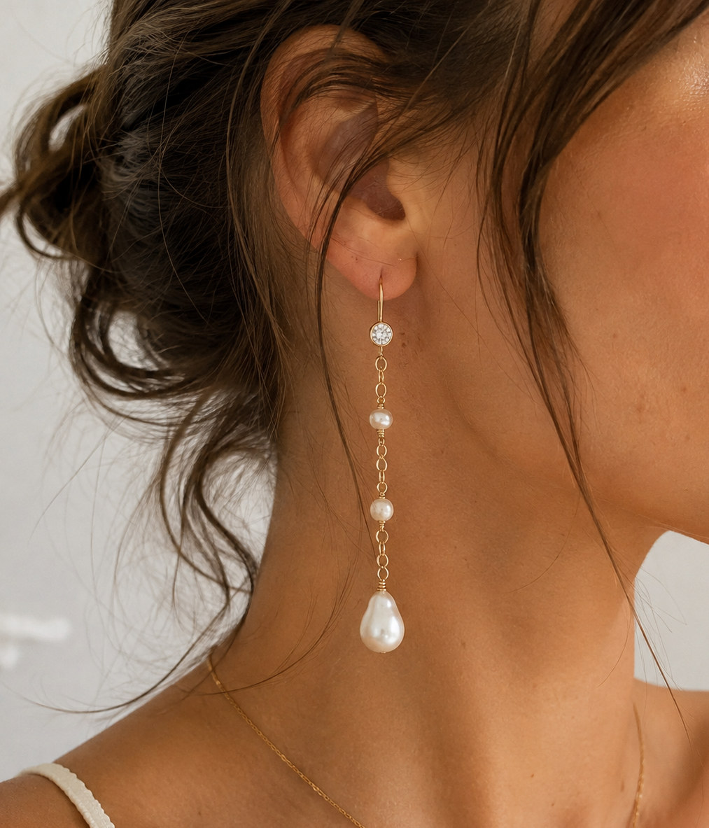 Baroque Dangle Earrings