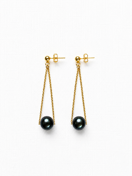 Pearl Chain Earrings