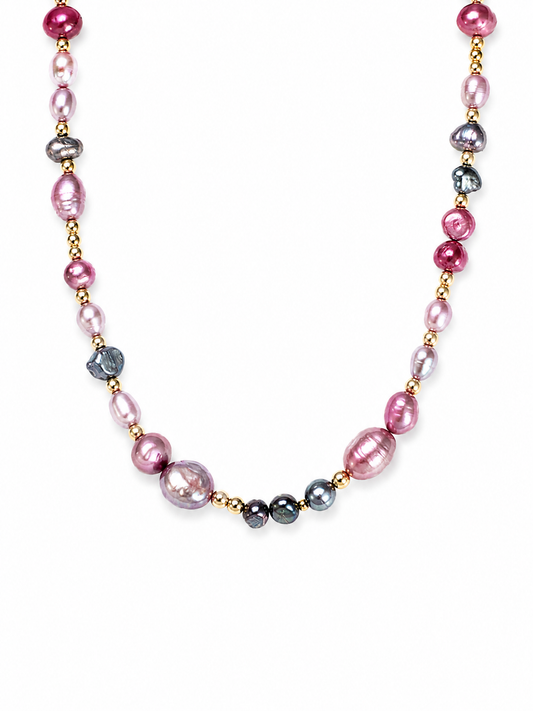 Pink Freshwater Pearl Necklace
