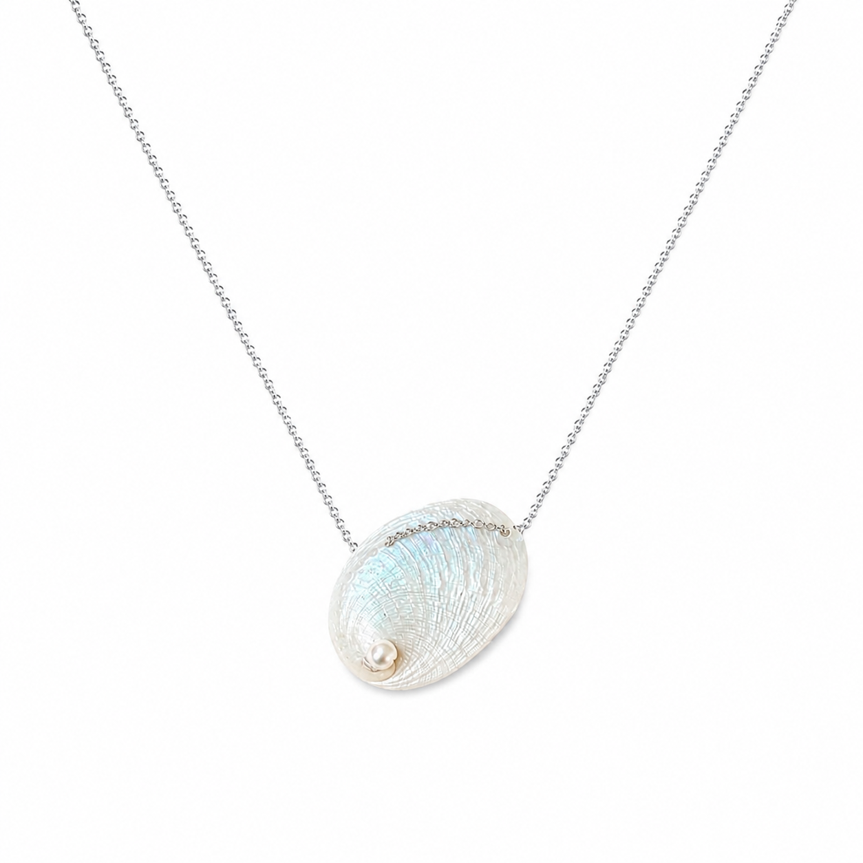 Abalone Shell & Pearl Necklace