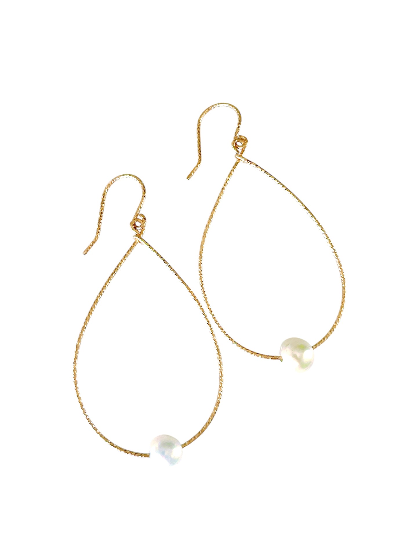 Teardrop Pearl Earrings