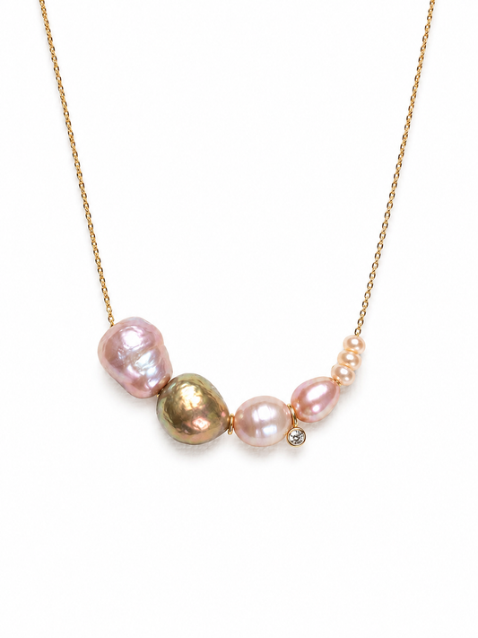 Pink Baroque Necklace