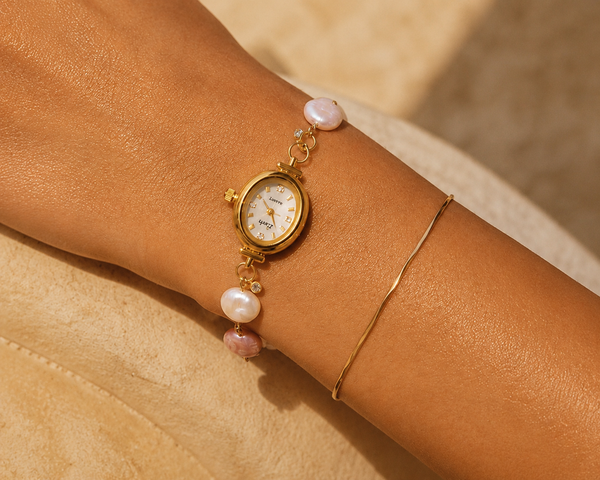Vintage Pearl Wristwatch