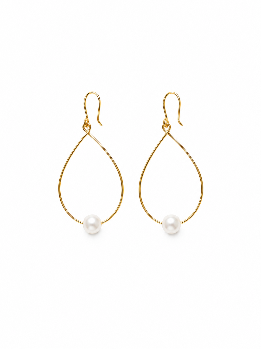 Teardrop Pearl Earrings
