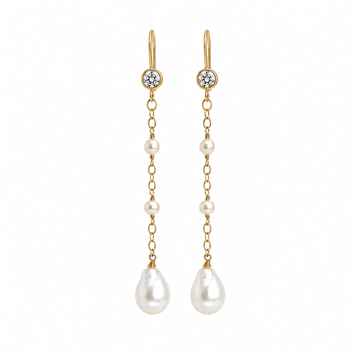 Baroque Dangle Earrings