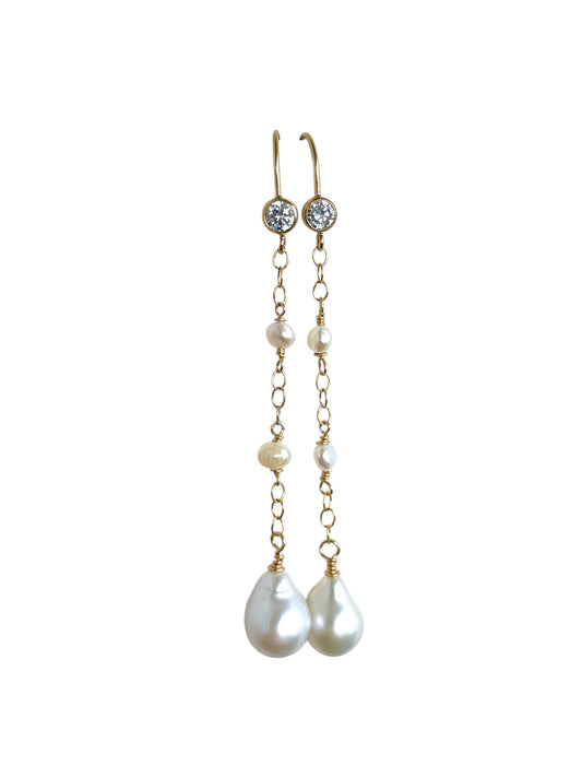 Baroque Dangle Earrings