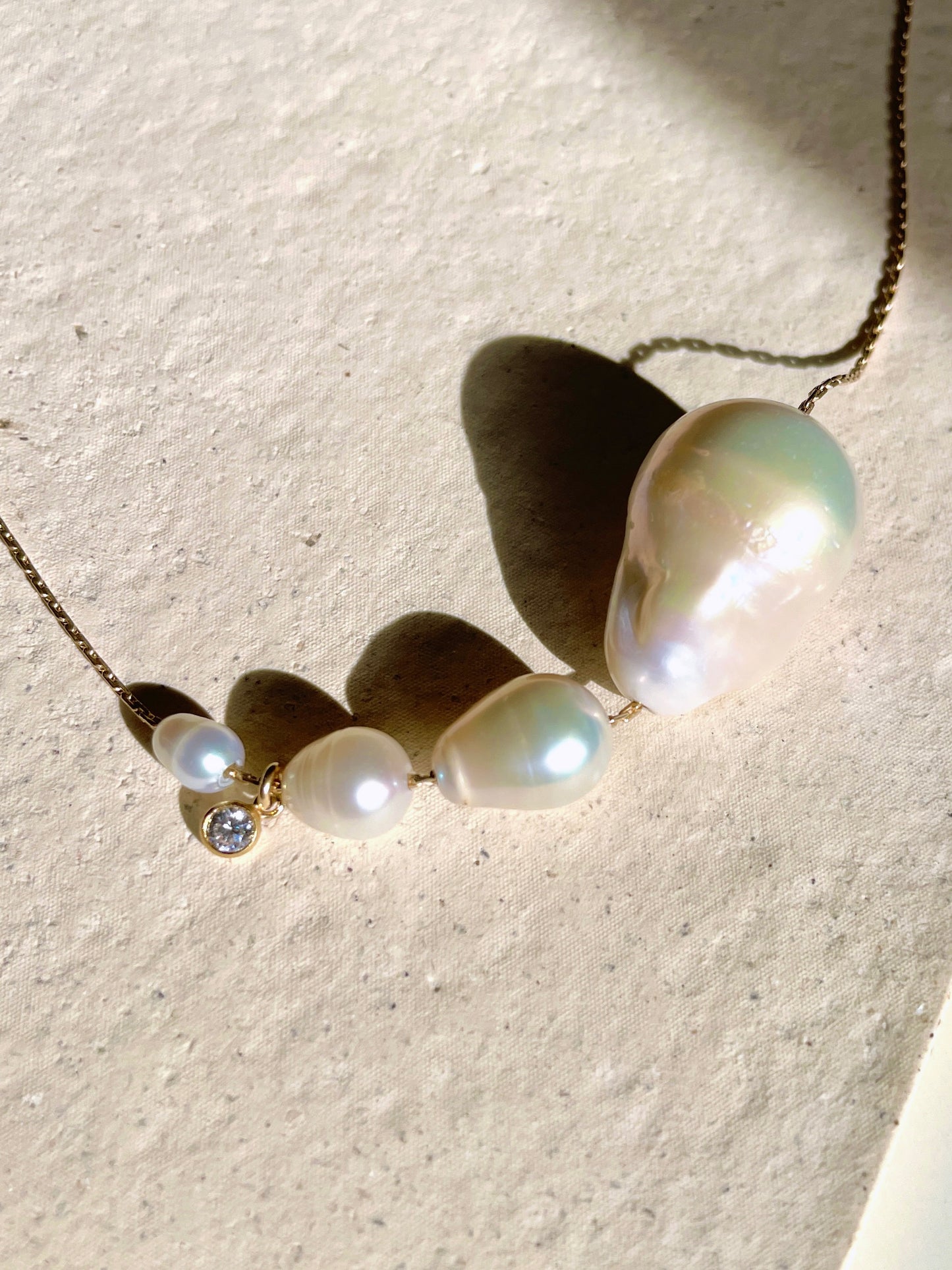 Fireball Pearl Necklace