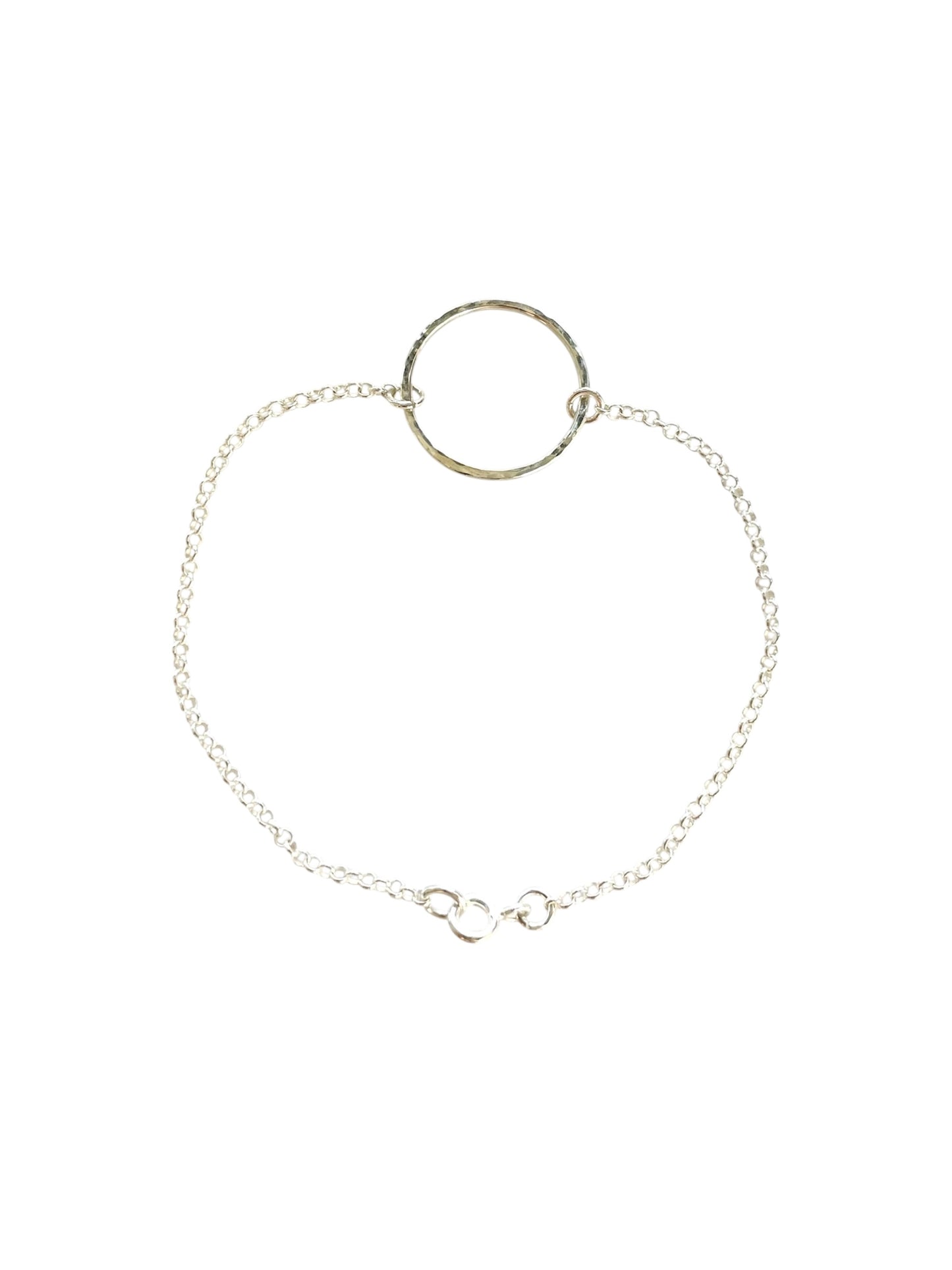 Silver Circle Bracelet