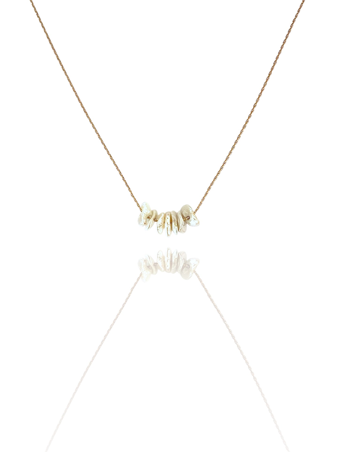 Ivory Biwa Pearl Necklace