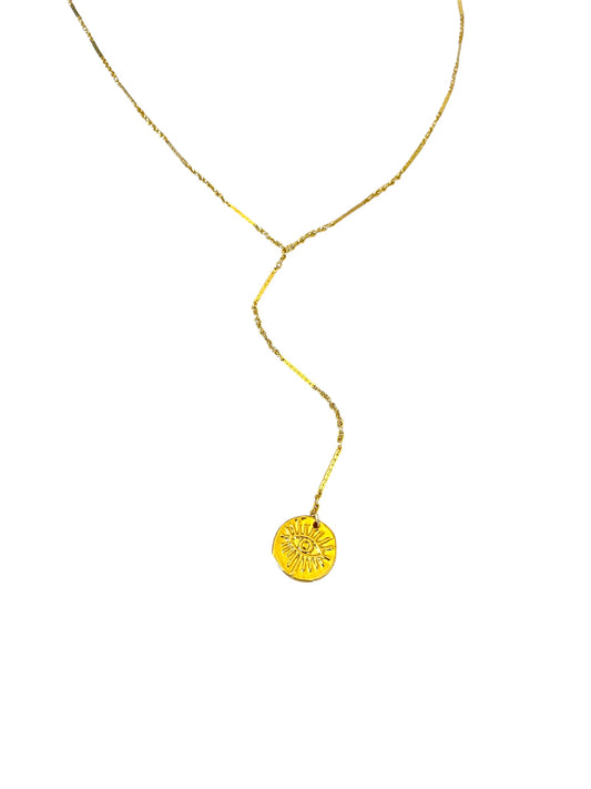 Evil Eye Drop Necklace