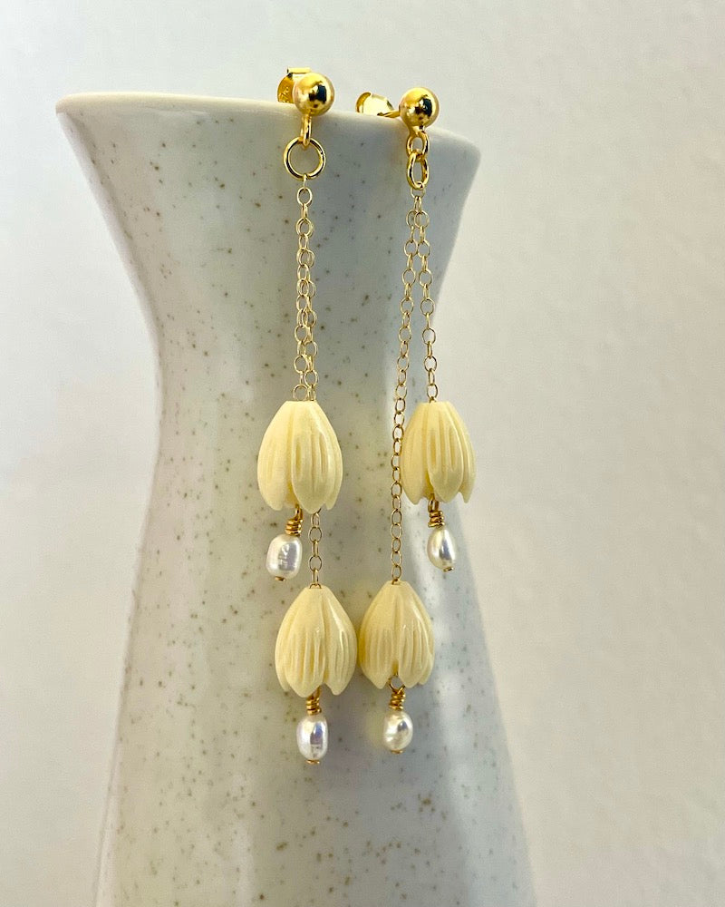 Pikake Pearl Earrings