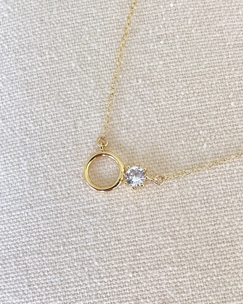 Eternity Cubic Zirconia Necklace