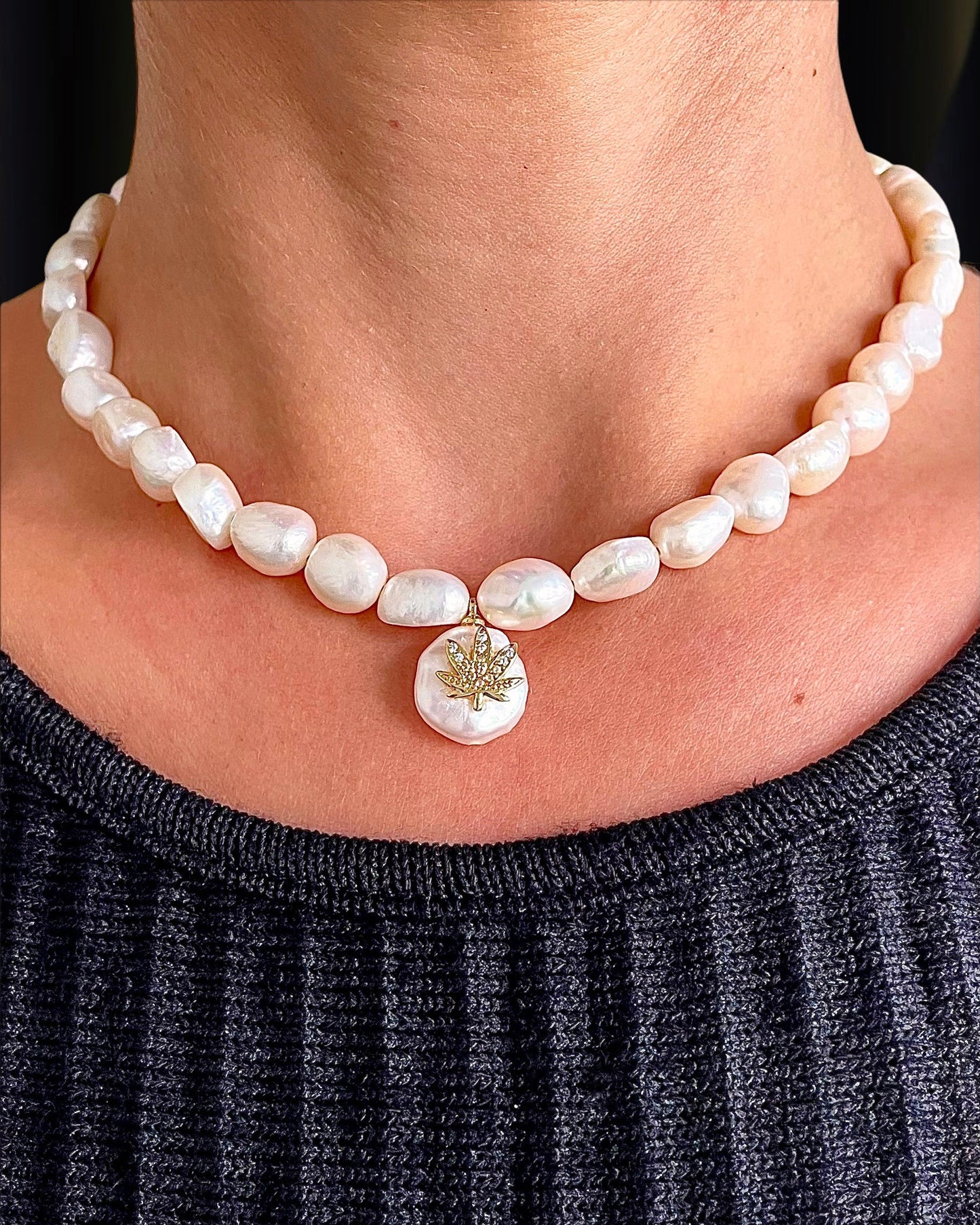 Pearl Necklace Choker