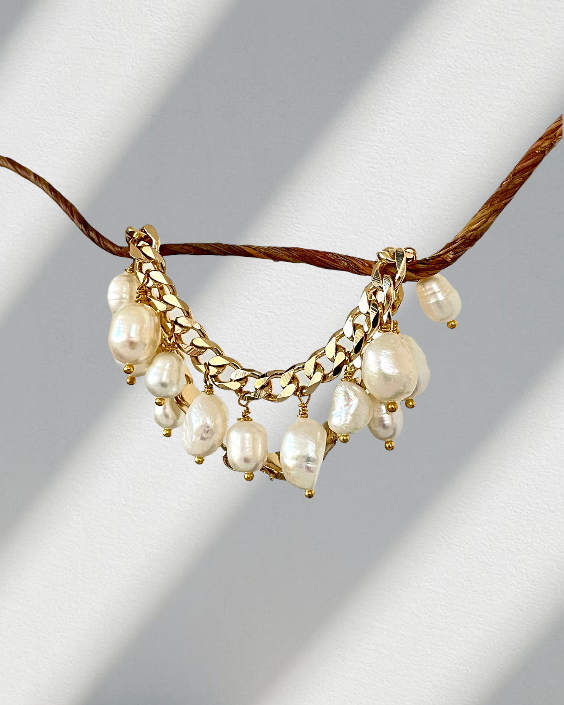 Gold Pearl Bracelet