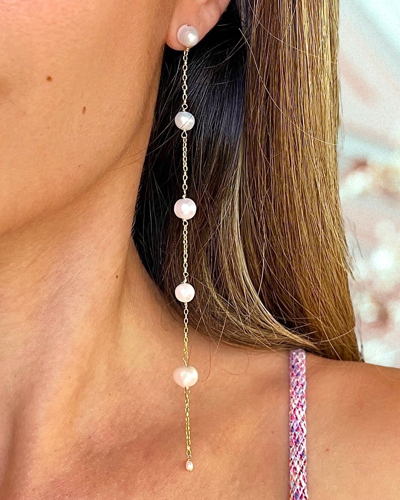 Freshwater Pearl Drop Earrings